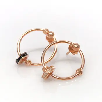 

Italian Craftsmanship Round Style Silver Earrings