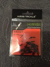 Giratorios de pesca de carpa, aparejo para pesca de carpa de acero inoxidable de cambio rápido, 25 piezas