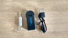 Minitransmisor receptor de Audio Bluetooth 5,0, estéreo, AUX, USB, Conector de 3,5mm para TV, PC, auriculares, Kit de coche, adaptador inalámbrico