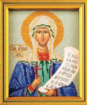 

B344 set for embroidery with beads 'Tiny ''St. Daria ', 12x14.5 cm