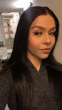 Peluca con malla frontal Lisa brasileña para mujer, cabello prearrancado con pelo de bebé, pelucas de cabello humano Remy para mujer, densidad de 150%, peluca con malla frontal 13x4