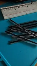 Header-Connector-Strip Breakable-Pin 40-Pin Female Arduino Single-Row Black for 1x40