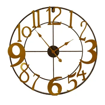 

Wall Clock Metal Golden Metal (68 x 3,5 x 68 cm)