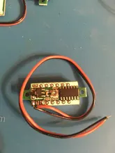 0,28 pulgadas rojo azul Digital Mini pantalla LED módulo DC2.5V-30V DC0-100V del voltímetro del probador de voltaje medidor de contador de Panel de coche de la motocicleta