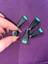 Conectores hembra de corriente continua, adaptador de fuente de alimentación de 5,5x2,1mm, conector para tira de luces Led, 3528, 5050, 5630, 5730, 5 uds.