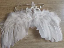 Accesorios de fotografía para recién nacido, alas de Ángel, accesorios de fotografía para bebé, disfraces hechos a mano para niños, disfraces de ganchillo para bebé