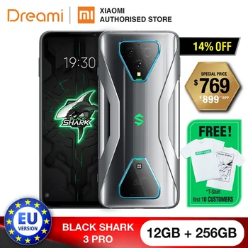 

EU Version Black Shark 3 Pro 5G 256GB Rom 12GB Ram, 5G Gaming phone [Brand New and Sealed] Smartphone blackshark3pro