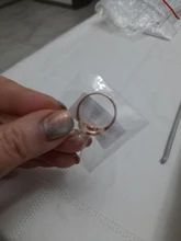 ZHOUYANG-anillo con personalidad circular para mujer, regalo de verano, Color oro rosa, todas las tallas, joyería R843 R844