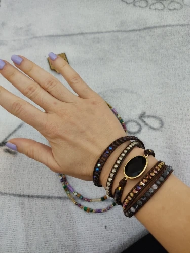 Bracelet Onyx Quartz Gaia™ photo review