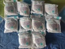 Mascarilla FFP2 KN95 de 5 capas con filtro reutilizable, máscara protectora para la boca, antigotas, KN95, CE, 100 Uds.