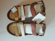 GRITION-Sandalias planas de mujer, calzado de playa, informal, antideslizante, ligeras, de goma sintética, transpirables, para senderismo, verano, arena, talla 41, 2021