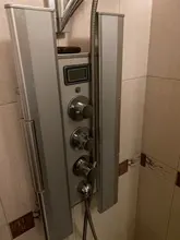 1 Way Output Thermostatic Brass Shower Faucets Wall Mounted Cold&Hot Water Mixing Valve