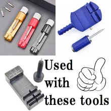 Juego de 50 unidades de alfileres de repuesto, herramientas de reparación de relojes, alfileres, ajustador de extracción de correa de reloj, Kit de herramientas de reparación