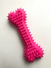 Juguetes De Mascotas de perros para masticar con chirrido de goma de juguetes para gato cachorro perros bebé no tóxico de juguete hueso divertido Bola de juego interactivo