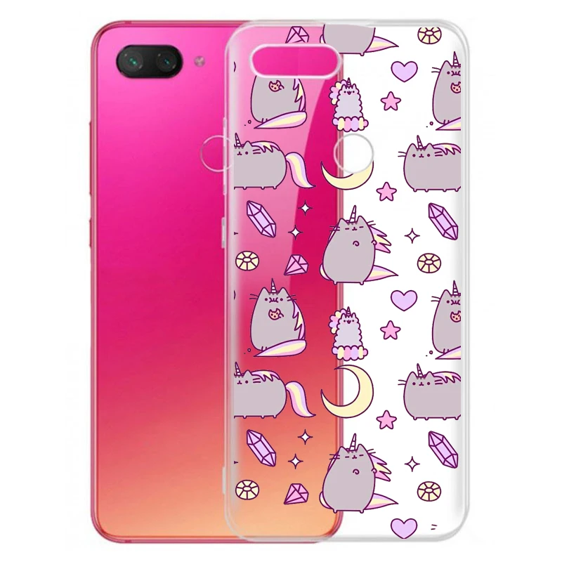 Stand case gel TPU Xiaomi Mi 8 | My 8 Lite cats claw Cornio cats claw Unicorn costume drawing Clear