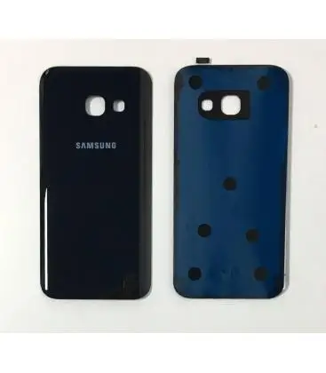 Batteria Cover Posteriore Vetro Posteriore Per Samsung Galaxy A3 2017 Nero