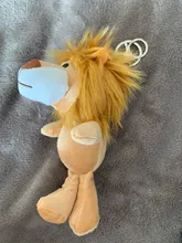 Llaveros de peluche de 12cm para niños, llaveros con colgante pequeño de animales de peluche, león, elefante, Tigre, bosque, regalos de cumpleaños y Navidad