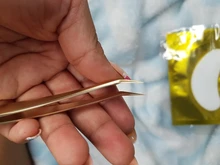 Alicates de extensión de pestañas, pinzas de extensión de pestañas profesionales de acero inoxidable de alta precisión, herramienta de pinzas de maquillaje