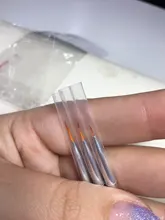 3 unids/set Kolinsky de uñas de Gel línea de arte pinceles para pintar de cristal acrílico delgado de pluma de dibujo herramientas de manicura de decoración de uñas conjunto