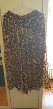 Leopard-Skirt Maxi Elastic Chiffon DF650 Long Beach-Printed Women Casual Summer Waist