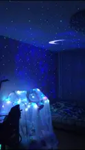 Night-Light Projector Rotation Ocean Star Sky Kids Gift 6-Colors for 360-Degree