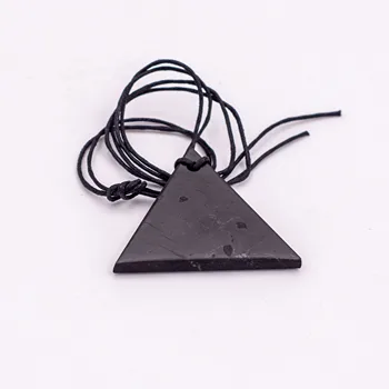 

Pendant Shungita used triangle shape