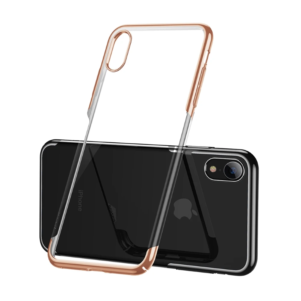 Чехол Baseus Glitter Case For iP XR 6.1inch WIAPIPH61-DW0V(Золотой