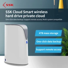 SSK 4TB Personal Cloud Hard Drive ,Network Attached Storage Auto-Backup,Wireless Remote Access, NAS for Phone/Tablet PC/Laptop