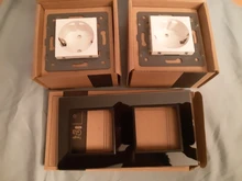 Livolo – Panel de cristal doble para interruptor de pared. C7-2SR-11, Panel de cristal estándar europeo para interruptor y enchufe en 4 colores