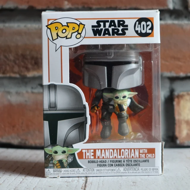 Buy Funko Pop! Star Wars The Mandalorian flying with The Child 402