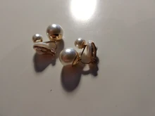 JIOFREE-pendientes de perlas de imitación para mujer, joyería Maxi sin perforaciones para fiesta de boda, regalo amor Navidad