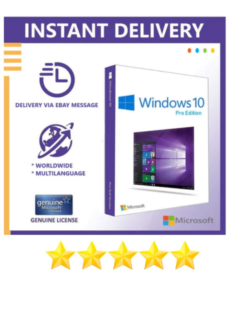 Windows 10 Professional Pro Key 32 Cle De Produit De Licence D Activation 64 Bits Buy Cheap In An Online Store With Delivery Price Comparison Specifications Photos And Customer Reviews