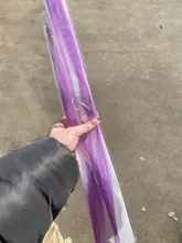 Leeons-extensiones de cabello Raiinbow, Clip en una pieza, pelo sintético liso, 18 pulgadas, largo degradado, rosa, púrpura, rojo y azul