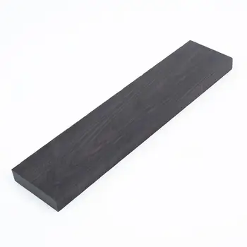 

20x4.5x1.1cm Black Ebony Wood Block For Guitars Musical Instrument Turning Kit Black Ebony Wood high quality tools parts