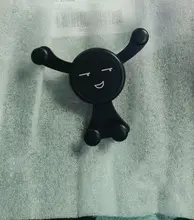 Clip de ventilación de aire emoticono sonrisa Universal portátil soporte de teléfono para coche accesorios vehículos coches suministros productos