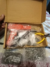 Máquina de soldadura plástica de 50W, Kit de reparación de parachoques de coche, máquina de reparación de plástico PVC, grapadora caliente