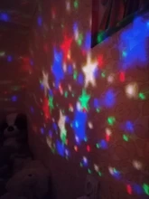Lamp Children Star Projector Led-Night-Light Rotating-Starry Bedroom Nursery Moon