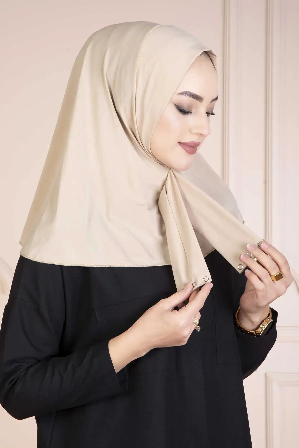 Lenço Chiffon Bolha Muçulmano para Mulheres, Hijab,