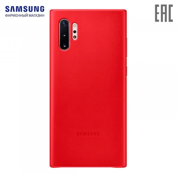 

Case For Samsung Leather Cover Galaxy Note 10 + Red