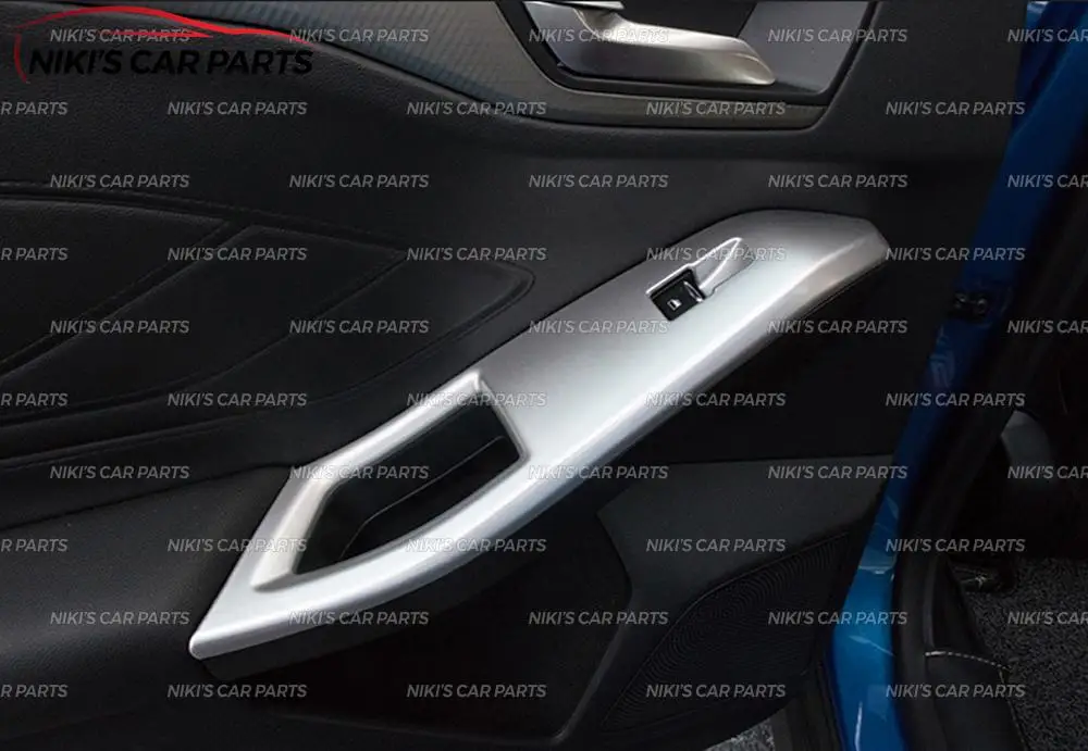Накладки на блок управления окнами для Ford Focus-ABS пластик 1 комплект/4 шт. формовочные украшения для стайлинга автомобилей