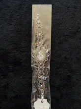 QINGXIYA-Reloj de pulsera de plata para mujer, accesorio de lujo, de cuarzo, 2019