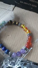 CAMDOE DANLE-pulsera de piedra de 7 Chakras, cuentas naturales, curación, Reiki, oración, Buddha, pulsera con cuentas hombres, Dijes, Pulsera de Yoga para mujer