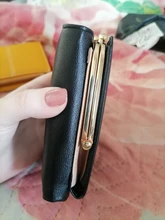 Mujeres de la cartera de 2021 corta dama billeteras de mujer, Color Rojo Negro Mini dinero monederos pequeño pliegue de la PU de cuero moneda monedero tarjeta titular