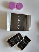 AMARA-lentillas cosméticas, lentillas de colores para ojos, bonitas, serie negra, 1 par