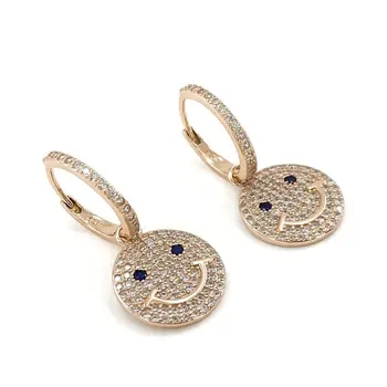 

Smile Smiley Face Silver Earrings