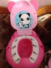 Orinal de plástico suave para bebé, orinal infantil de entrenamiento, asiento de entrenamiento, silla de inodoro