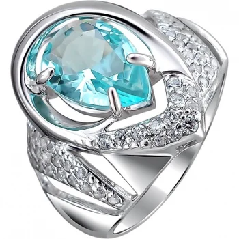 

Esthete ring with Swarovski crystal and cubic zirconia
