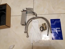 Mixer Tap Faucet-Waterfall Vessel Sink Bathroom-Basin Brass ROVATE Deck-Mounted Crane