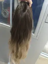 GEMMA-pelucas de cabello largo ondulado para mujeres negras, pelo sintético de parte media, para fiesta diaria, Cosplay, resistente al calor