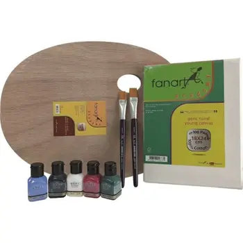 

Acrylic Paint Set Beginner Nail Art Painting Water Resistant Picture Fabric Wood Ceramic Drawing Kids DIY Children Beginner Kit